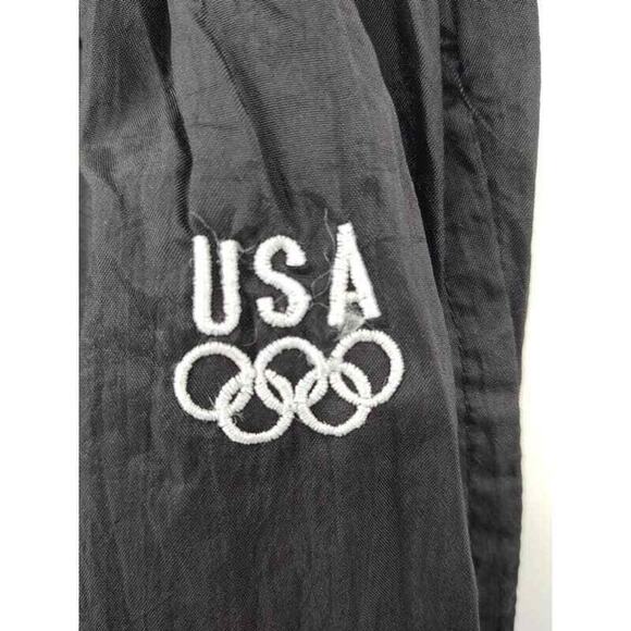 Vintage U.S.A black fully lined pull on track pants zip ankle - Picture 3 of 5